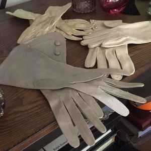 Vintage collection 3 pairs woman’s gloves.